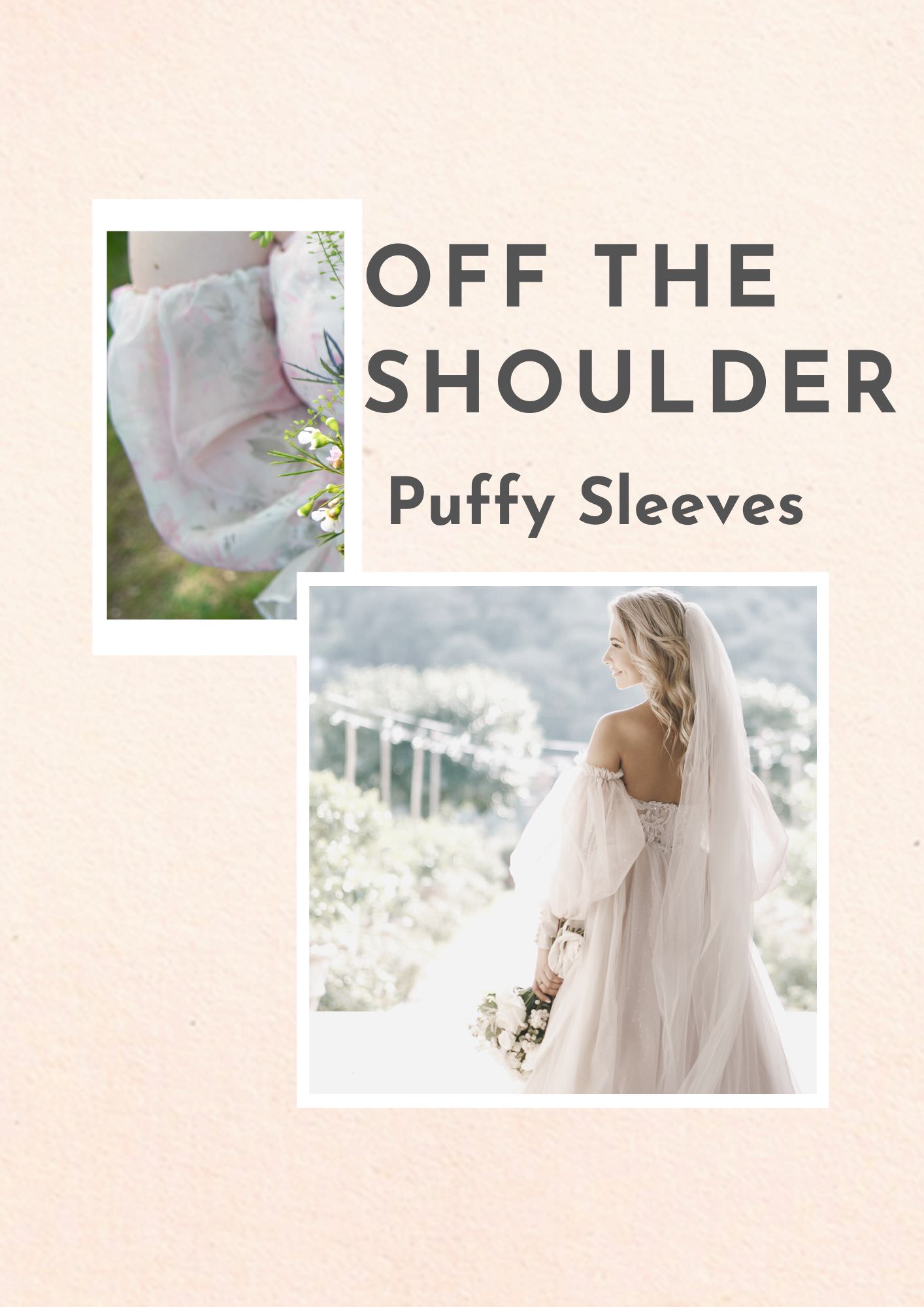off the shoulder puffy sleeve sewing pattern