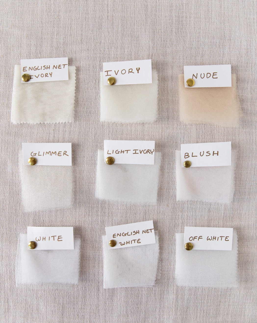 color options for fingertip ribbon wedding veil