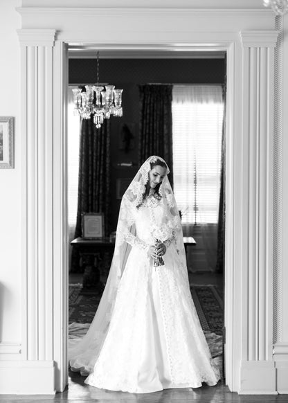 Custom Bridal Cape or Wrap Design Deposit