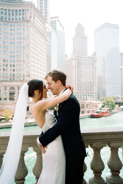 English Net Cathedral Wedding Veil, Single Tier Raw Edge Bridal Veil