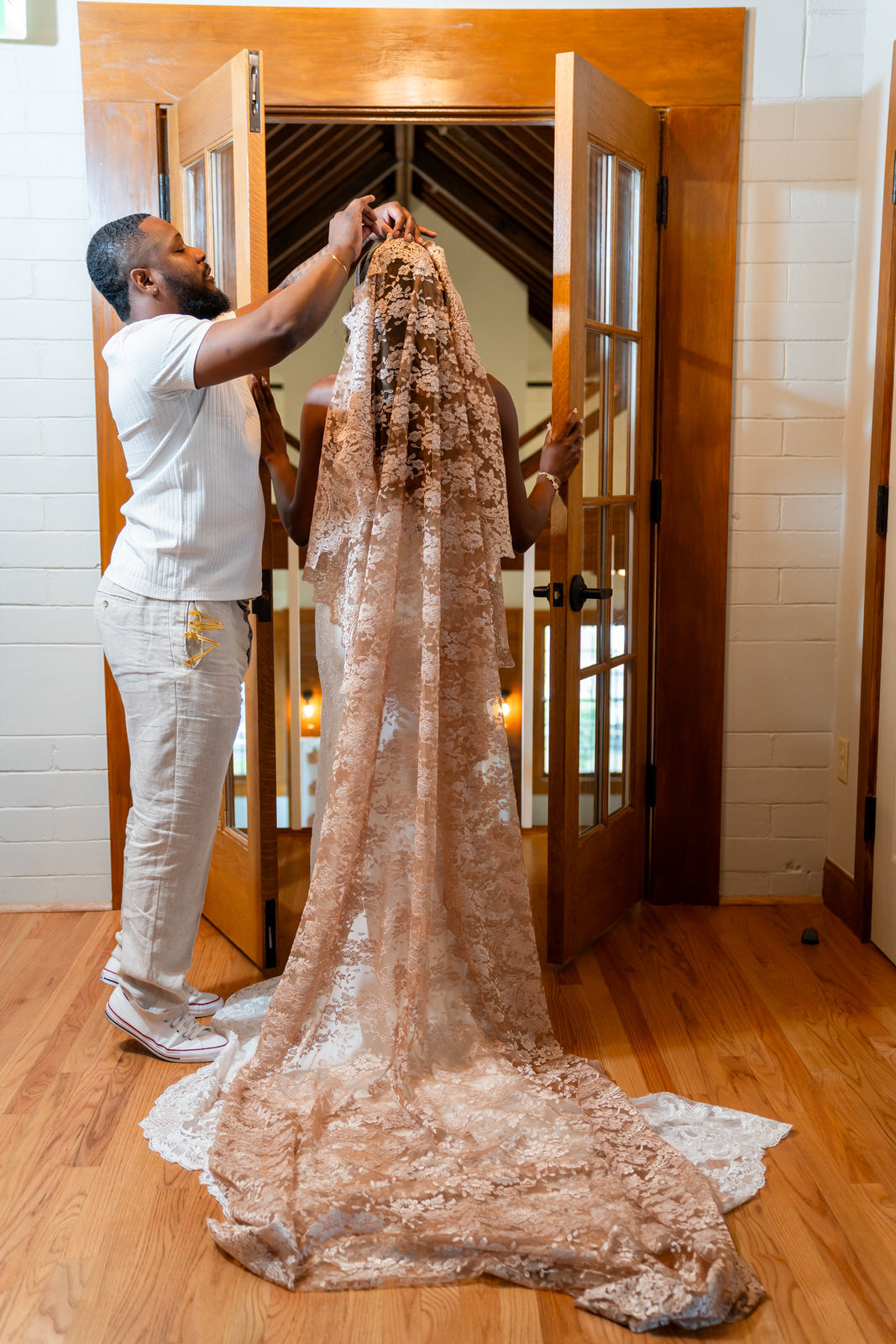 DIY Lace Mantilla Wedding Veil, Cathedral Length Pattern PDF Tutorial
