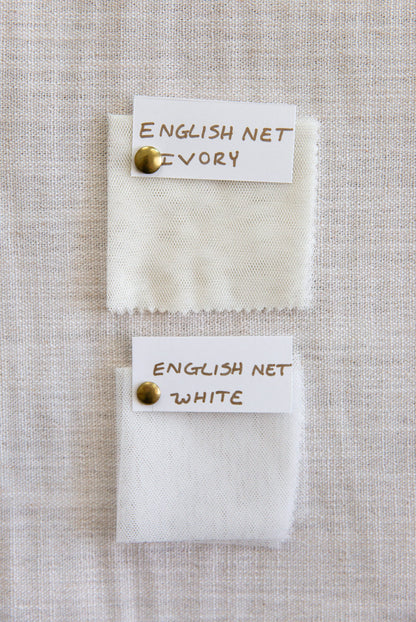 English net soft fabric for wedding veils in ivory or white