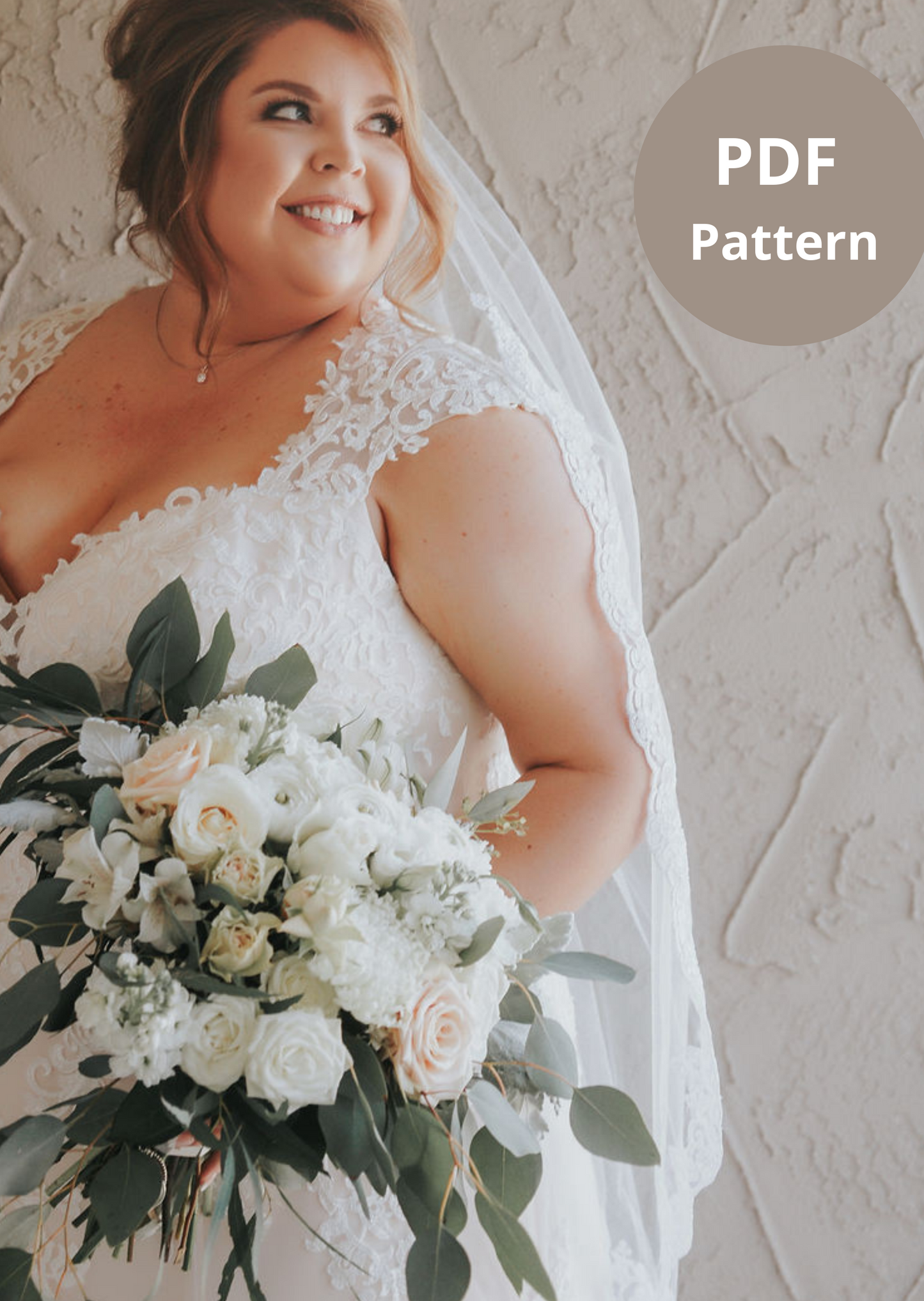 pattern for lace fingertip wedding veil